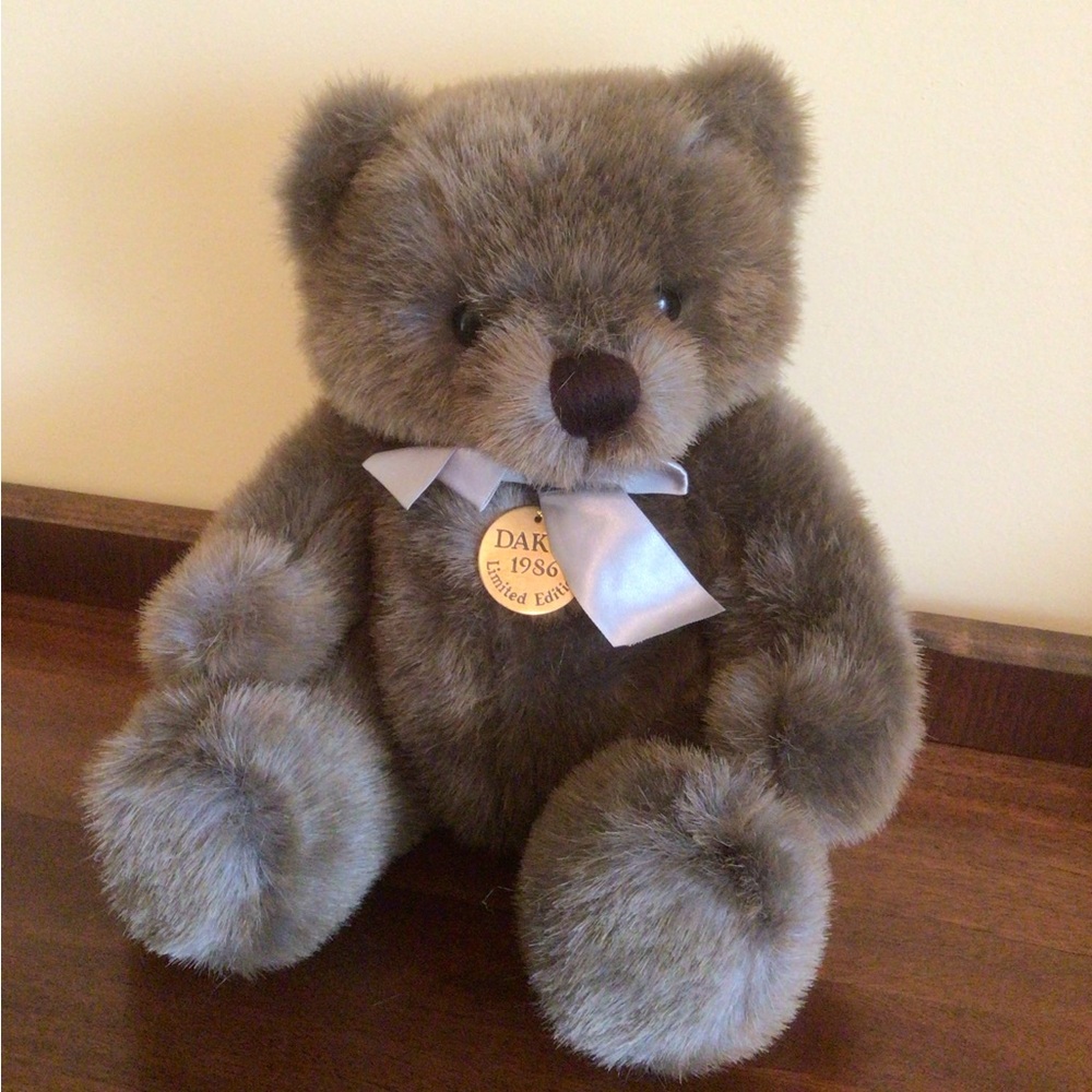 Dakin Teddy Bear with Ribbon